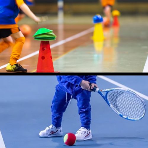 Mini-Tennis & Fun 4  7 ans (Tennis + Psychofun + Jeux collectifs)